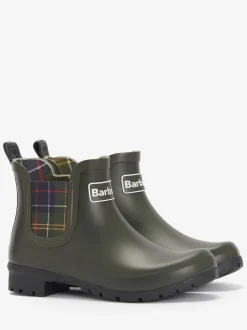 Laarzen*Barbour - ® Tartan Check Kingham Chelsea Wellington Boots Groen