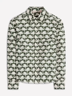 Blouses En Overhemden*Boden - - Sienna katoenen overhemd Groen