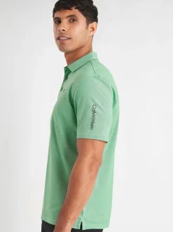 Poloshirts|Calvin Klein Golf Groen - Uni poloshirt
