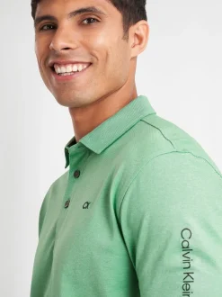 Poloshirts|Calvin Klein Golf Groen - Uni poloshirt