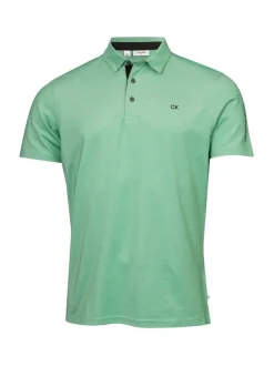 Poloshirts|Calvin Klein Golf Groen - Uni poloshirt