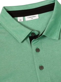 Poloshirts|Calvin Klein Golf Groen - Uni poloshirt