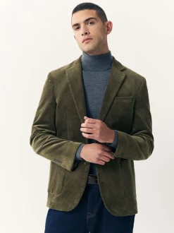 Blazers En Business-Jasjes*Next - Corduroy blazer Groen
