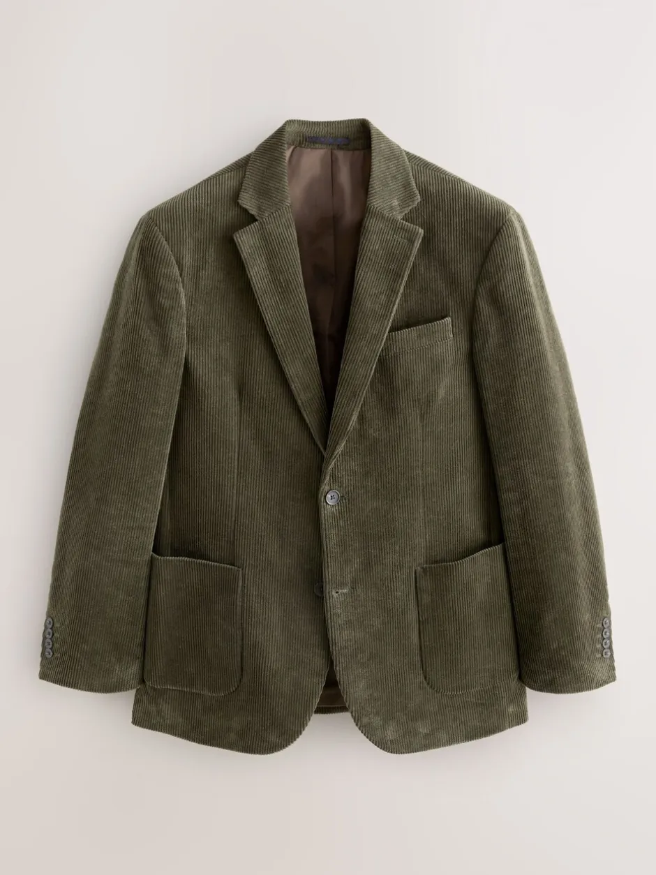 Blazers En Business-Jasjes*Next - Corduroy blazer Groen