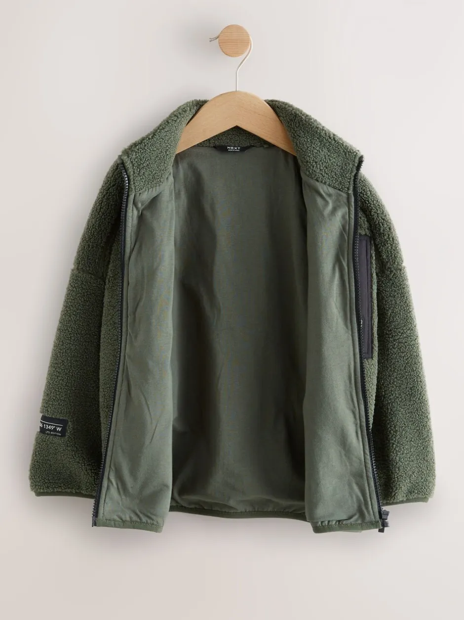 Jassen En Jacks|Sweaters En Hoody´S*Next - Fleecejack met ritssluiting (3-16jr) Groen