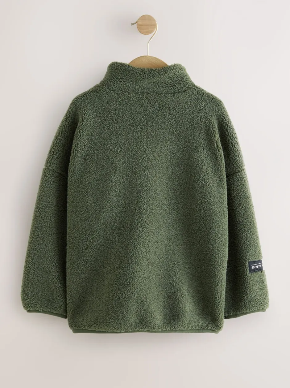 Jassen En Jacks|Sweaters En Hoody´S*Next - Fleecejack met ritssluiting (3-16jr) Groen