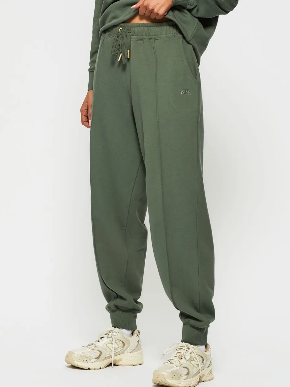 Leggings En Joggingbroeken|KBX - Jessica Sweat Joggers Groen