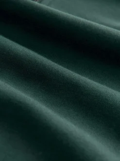 Sweaters En Hoody´S|Sweaters En Hoody´S|Next Groen - Kwartrits - Sweatshirt van jersey met hoog katoengehalte