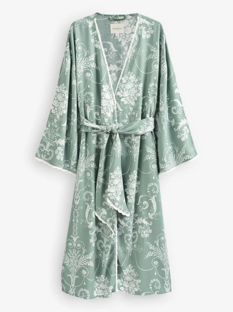 Badjassen|Laura Ashley Groen - Josette badjas