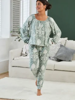 Pyjama's|Loungewear|Laura Ashley Groen - pyjama's