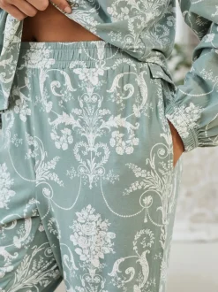 Pyjama's|Loungewear|Laura Ashley Groen - pyjama's