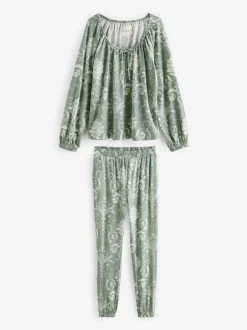 Pyjama's|Loungewear|Laura Ashley Groen - pyjama's