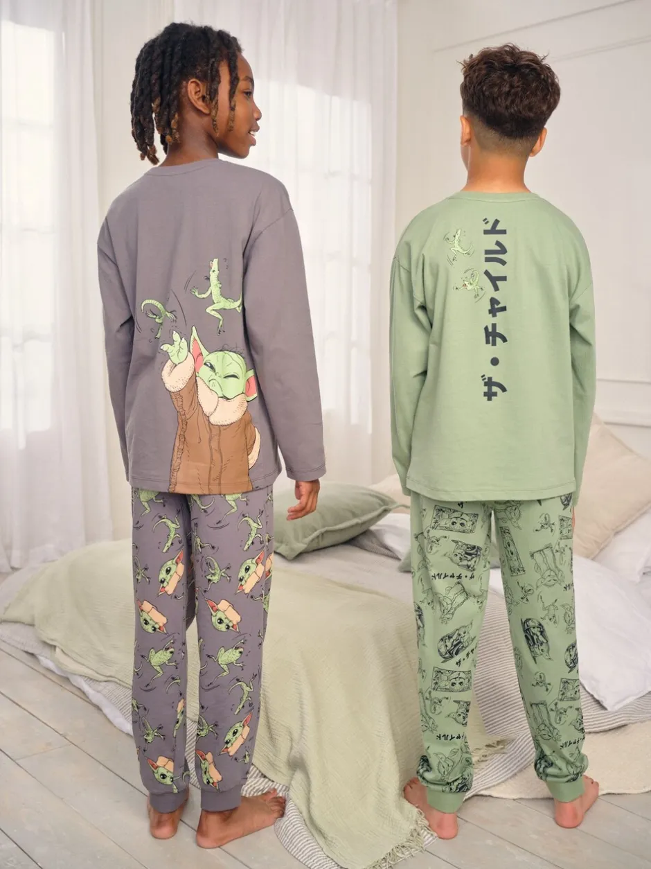 Pyjama's|Nachtkleding En Pyjama's|Next Groen - Licentie Joggingbroeken Pyjama's 2 verpakking (3-14jr)