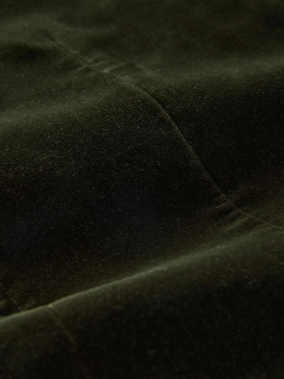 Smokings En Feestkleding|Next - Normale Pasvorm - Signature Pontoglio Italiaanse fluwelen blazer met sjaalkraag Groen