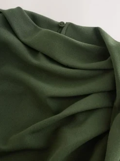 Jumpsuits En Playsuits|Next - Occasion Cowl Neck Sleeveless Jersey Jumpsuit Groen