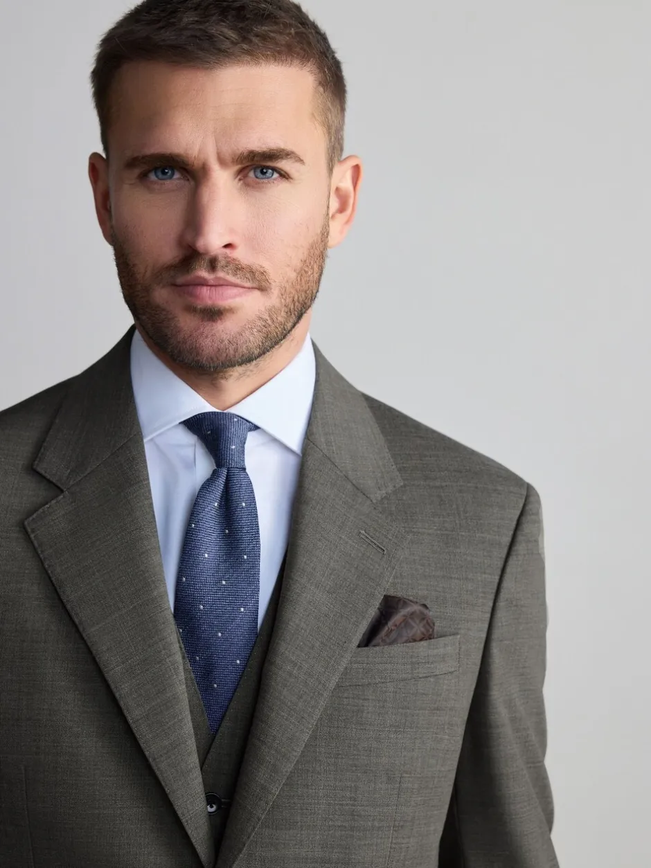 Blazers En Business-Jasjes|Pakken|Next - Regular Fit Signature Nova Fides 100% Italian Wool Suit Jacket Groen