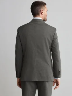 Blazers En Business-Jasjes|Pakken|Next - Regular Fit Signature Nova Fides 100% Italian Wool Suit Jacket Groen