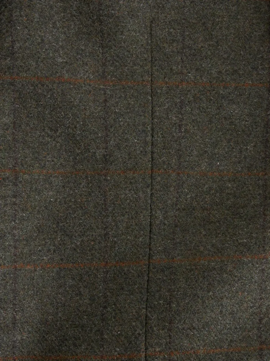 Blazers En Business-Jasjes|Pakken*Next Groen - Regular-fit Nova Fides getailleerd pak van Italiaanse wolmix met ruitjescolbert