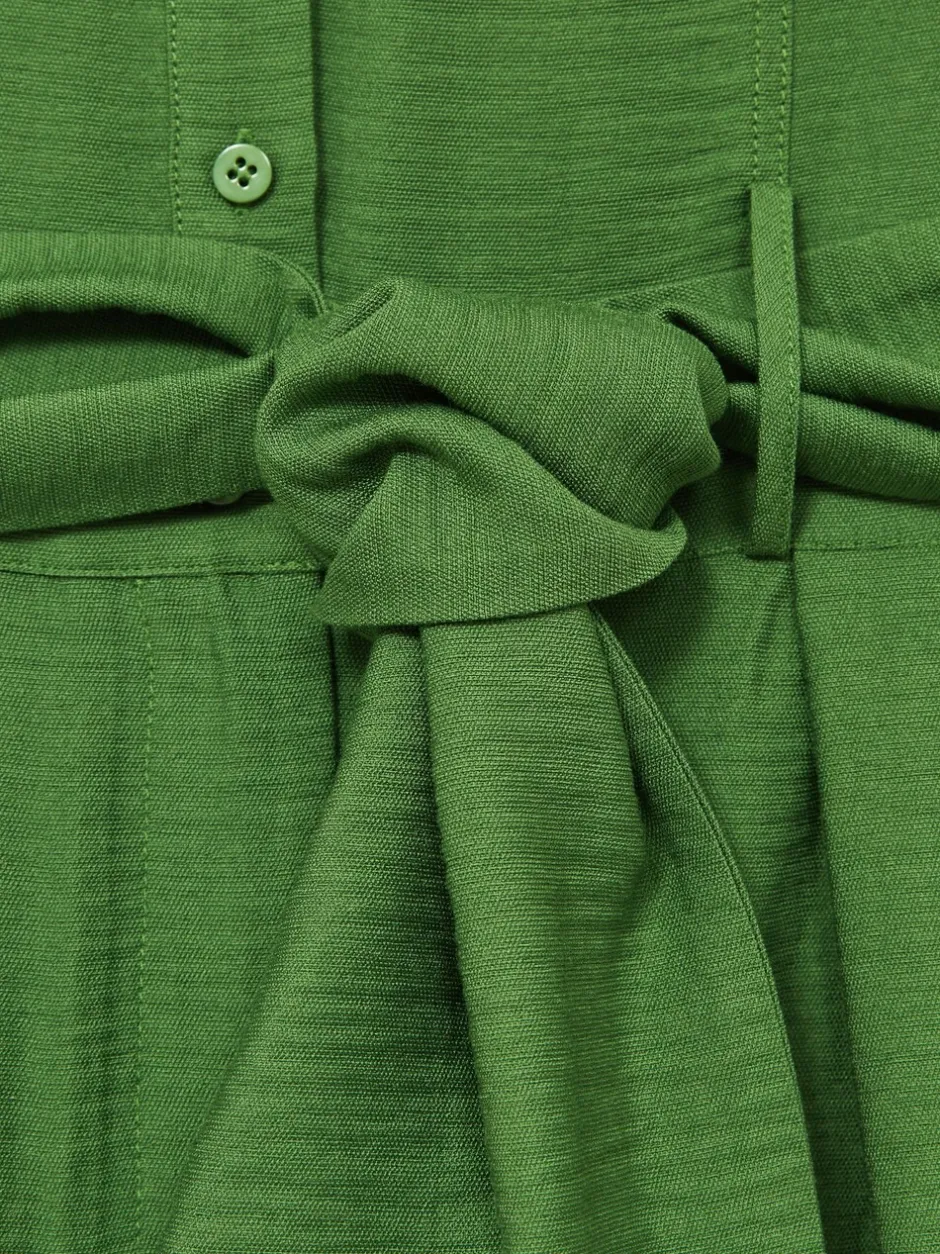 Jumpsuits En Playsuits|Reiss - Millie strandcover-up speelpakje met ceintuur Groen