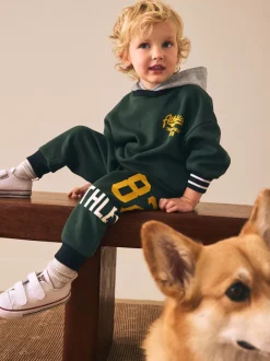 Sets En Combisets|Truien En Breisels*Next - Set met hoodie en joggingbroek (3mnd -7jr) Groen