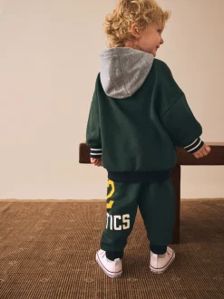 Sets En Combisets|Truien En Breisels*Next - Set met hoodie en joggingbroek (3mnd -7jr) Groen