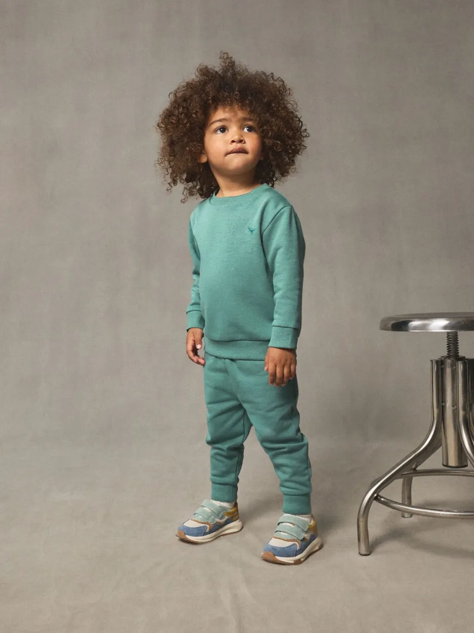 Truien En Breisels|Joggingbroeken*Next Groen - Set met sweatshirt en joggingbroek (3mnd-7jr)