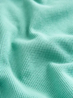 Shorts|Next - Set van T-shirt met textuur en korte mouwen en shorts (3 - 16 jr) Groen