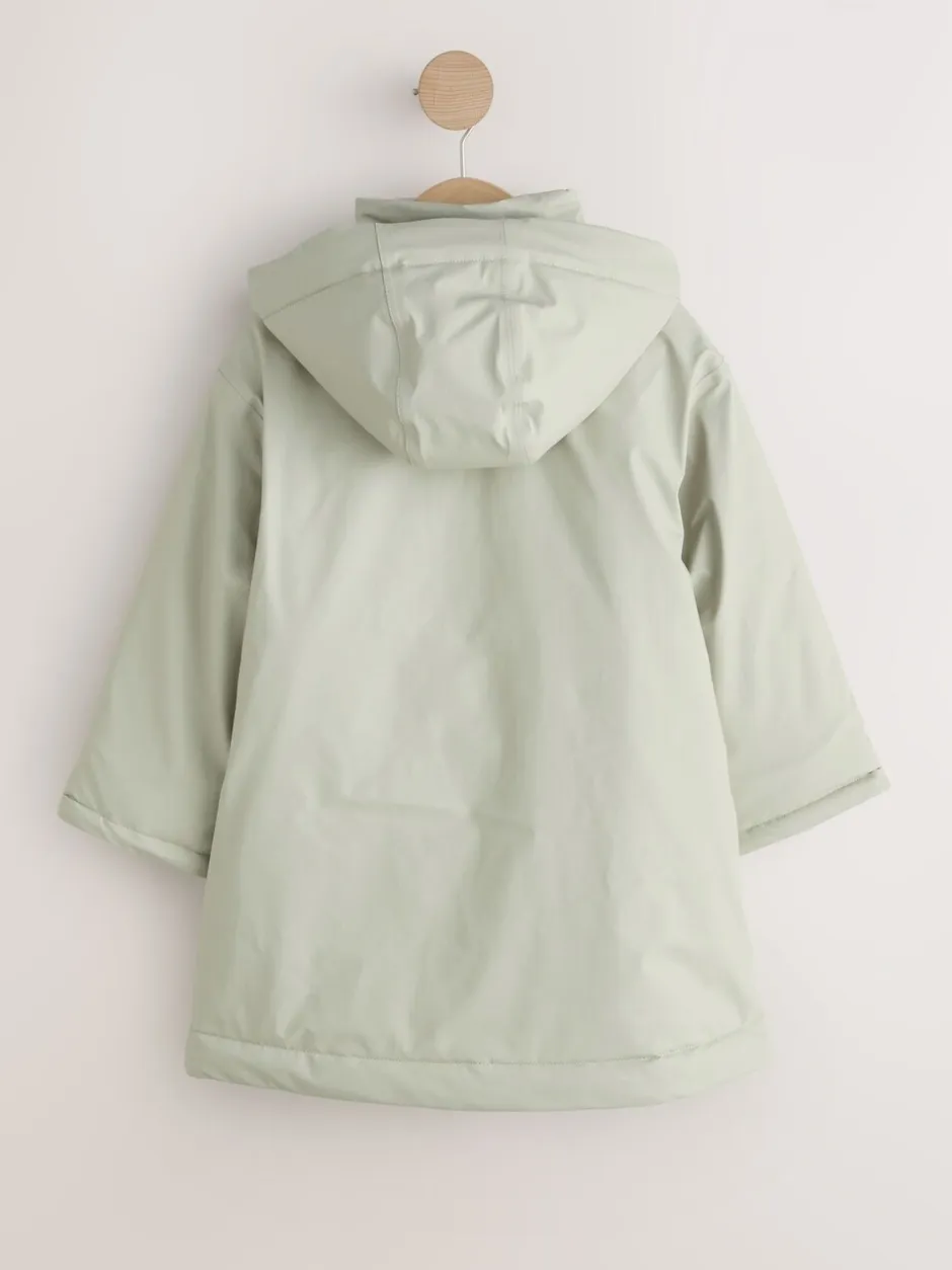 Jassen En Jacks|Next - Shower Resistant Wadded Coat (3-16yrs) Groen