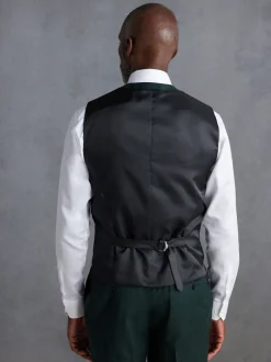 Vesten|Next - Signature Zignone flanellen gilet van Italiaanse wol-kasjmier blend Groen