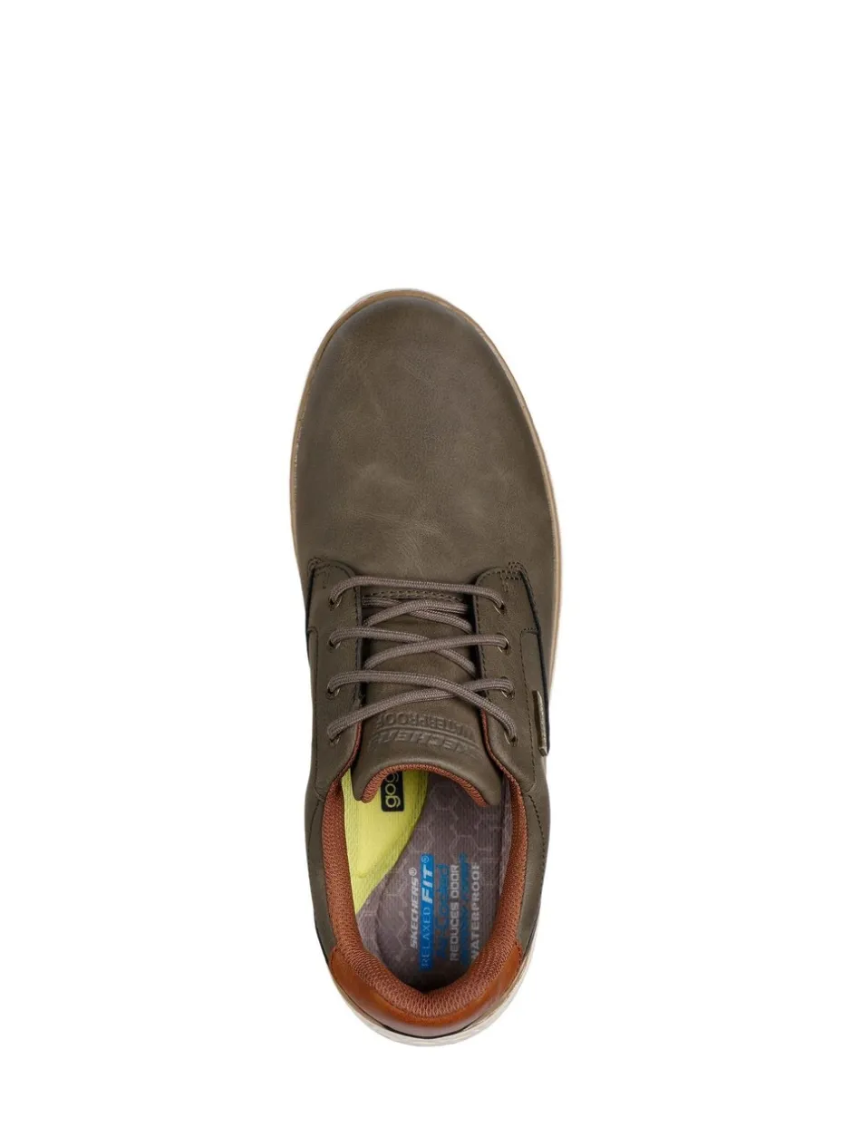 Schoenen|Skechers - Garlan herenschoenen Groen