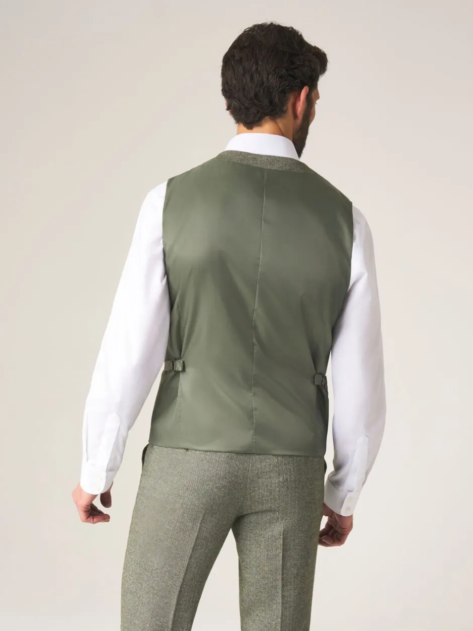 Vesten*Skopes Groen - Jude maatsnit getailleerd vest