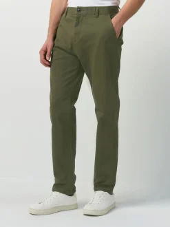 Broeken En Chino's|Next Groen - Slim Fit - Stretchy chino