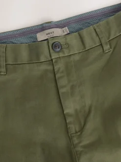 Broeken En Chino's|Next Groen - Slim Fit - Stretchy chino