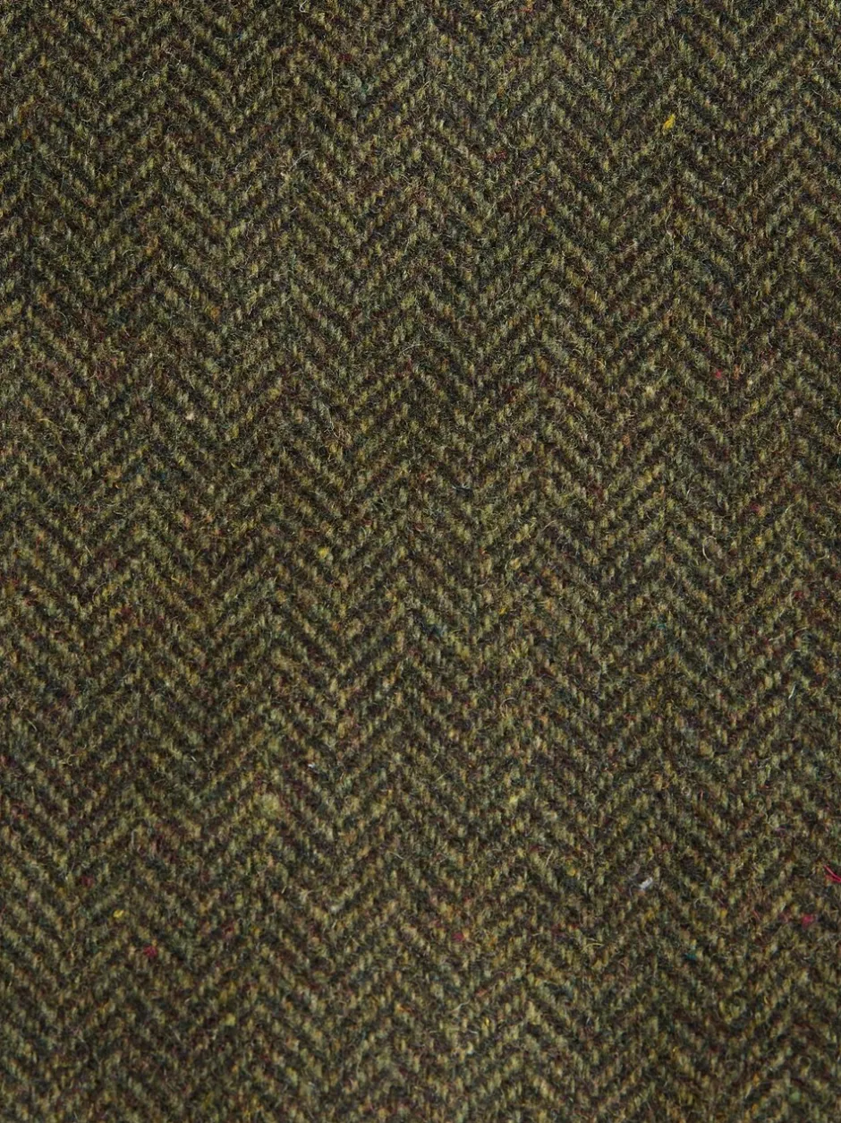 Pakken*Next - Slim Fit Herringbone Wool Blend Suit Jacket Groen
