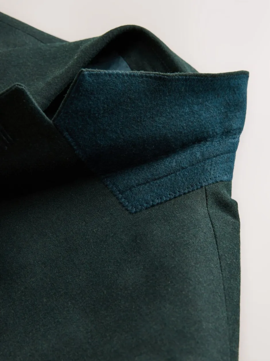 Blazers En Business-Jasjes|Pakken|Next Groen - Slim-fit flanellen colbert