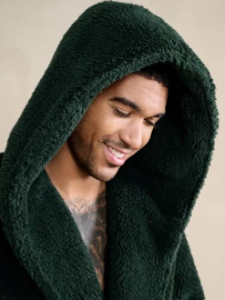 Loungewear|Kamerjassen En Badjassen|Next Groen - Snoopy Borg Dressing Gown