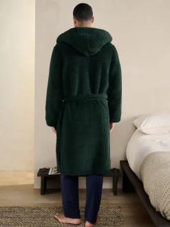 Loungewear|Kamerjassen En Badjassen|Next Groen - Snoopy Borg Dressing Gown