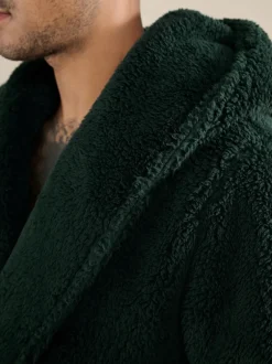 Loungewear|Kamerjassen En Badjassen|Next Groen - Snoopy Borg Dressing Gown