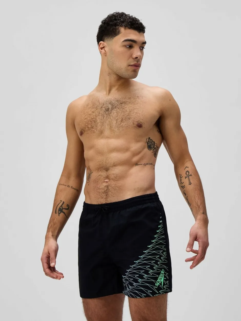 Badkleding*Speedo - Medley Logo 16" Water Shorts Groen