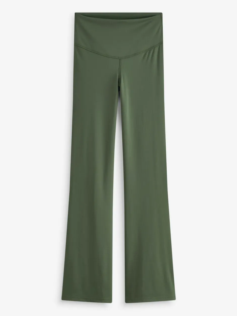 Sportkleding|Leggings En Joggingbroeken|Next - Superzachte Dry Tech yogasportleggings met uitlopende pijpen Groen