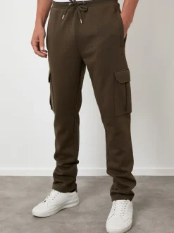 Joggingbroeken|Threadbare - Cargo Joggers Groen