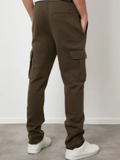 Joggingbroeken|Threadbare - Cargo Joggers Groen