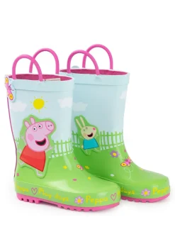 Laarzen*Vanilla Underground - Peppa Pig Kids Wellies with Handles Groen