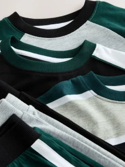 Pyjama's|Nachtkleding En Pyjama's|Next Groen - Verpakking van 3 pyjama's met lange mouwen (3-16 jr)