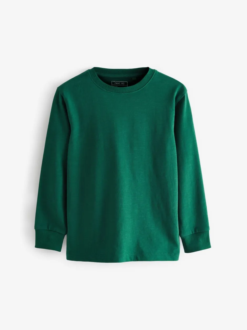 T-Shirts|Tops*Next Groen bos - Behaaglijk T-shirt met lange mouwen (3-16 jr)