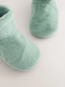 Pantoffels|Next - Soft Slipper Socks Groen dinosaurus