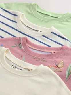 Tops|Tops|Next - Tops met lange mouwen set van 4 (3mnd - 7 jr) Groen elfje
