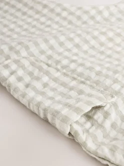 Tuinbroeken|Next Groen geruit - Geweven bretelbroeken en bodysuit babyset (0mnd -2jr)
