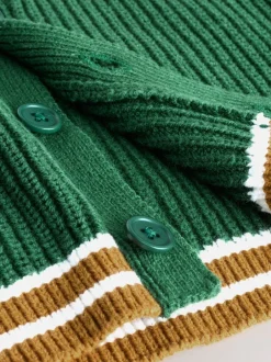 Truien En Breisels|Next Groen met collegesportprint - Vest met figuurtjes (3mnd-7jr)