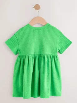 Jurken|Jurken|Next - Jersey Dress (3mths-7yrs) Groen met regenboog